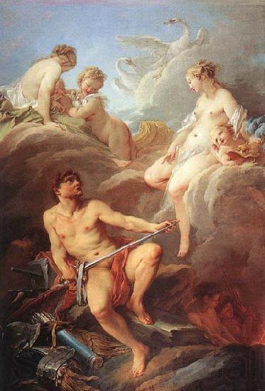 Francois Boucher Venus Demanding Arms from Vulcan for Aeneas Norge oil painting art